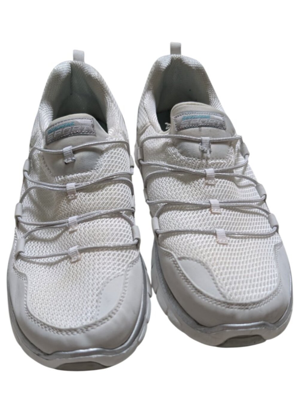 Skechers Sport Slip-On Memory Foam Sneakers Size 9 White — GUC